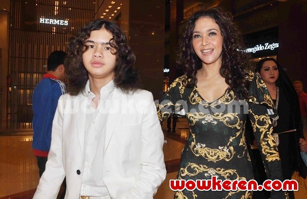 Gambar Foto Dul Jaelani dan Maia Estianty di Resepsi Raffi Ahmad dan Nagita Slavina
