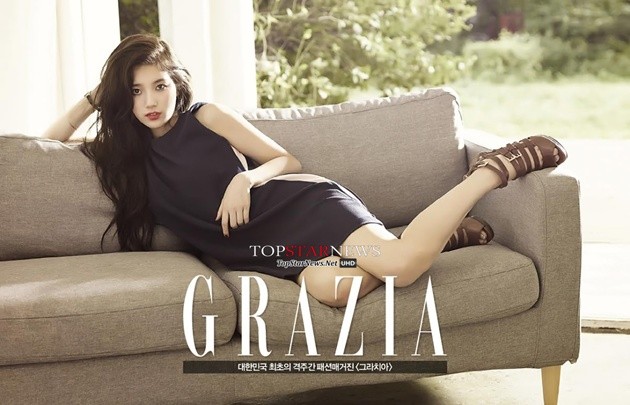 Gambar Foto Suzy miss A di Majalah GRAZIA Edisi September 2014