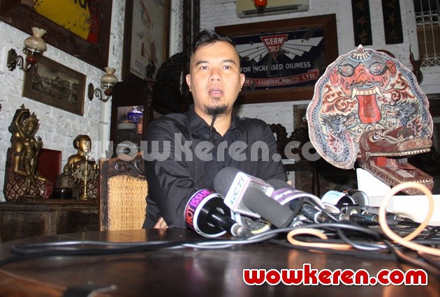 Gambar Foto Ahmad Dhani Gelar Jumpa Pers Umumkan Kementerian Seni dan Industri Kreatif