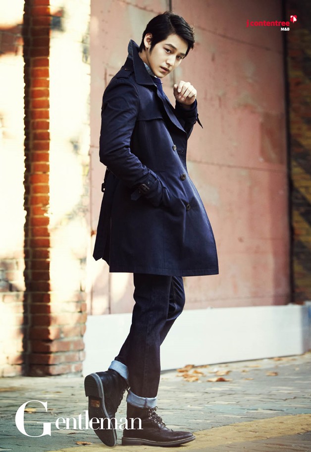 Gambar Foto Kim Bum di Majalah Gentleman Korea Edisi Oktober 2014