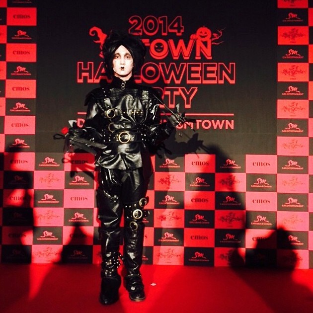 Gambar Foto BoA dan Chanyeol EXO di Pesta Halloween SM Entertainment