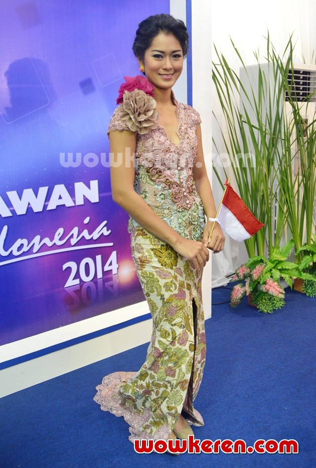 Gambar Foto Prisia Nasution dalam Acara Pahlawan untuk Indonesia 2014