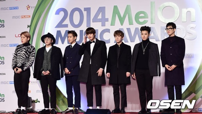 Gambar Foto Block B di Red Carpet MelOn Music Awards 2014