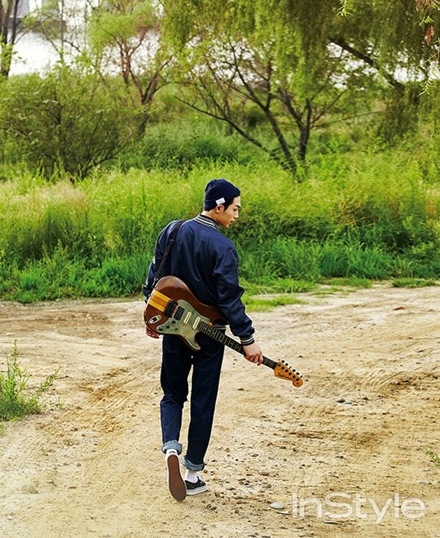 Gambar Foto Seo Kang Joon di Majalah Instyle Edisi September 2014