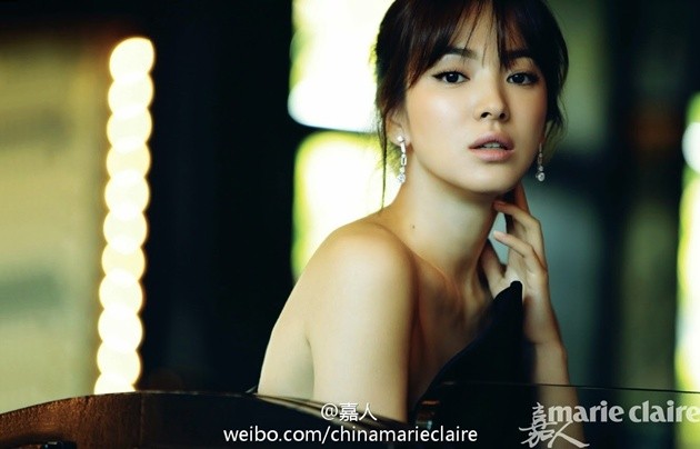 Gambar Foto Song Hye Kyo di Majalah Marie Claire China Edisi Desember 2014
