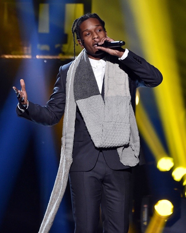 Gambar Foto A$AP Rocky Tampil di American Music Awards 2014