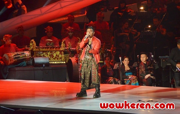 Gambar Foto Penampilan Judika di Konser 'Satu Indonesia'