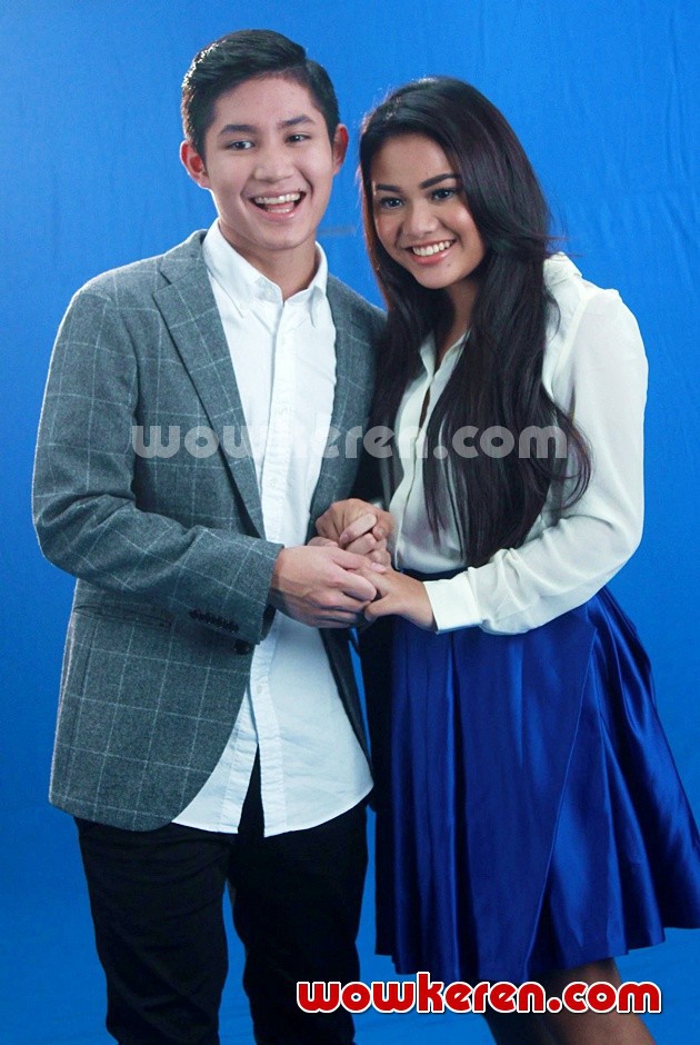 Gambar Foto Teuku Rassya dan Aurel Hermansyah Saat Syuting Video Klip 'Cinta Surga'