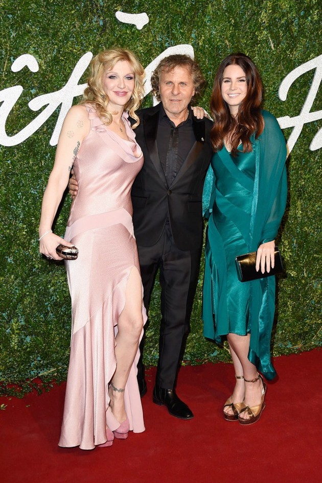 Gambar Foto Courtney Love, Renzo Rosso dan Lana Del Rey Hadir di British Fashion Awards 2014