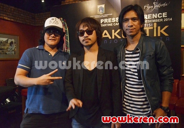 Gambar Foto J-Rocks Ditemui Saat Jumpa Pers Kompetisi Akustik Enjoy Jakarta