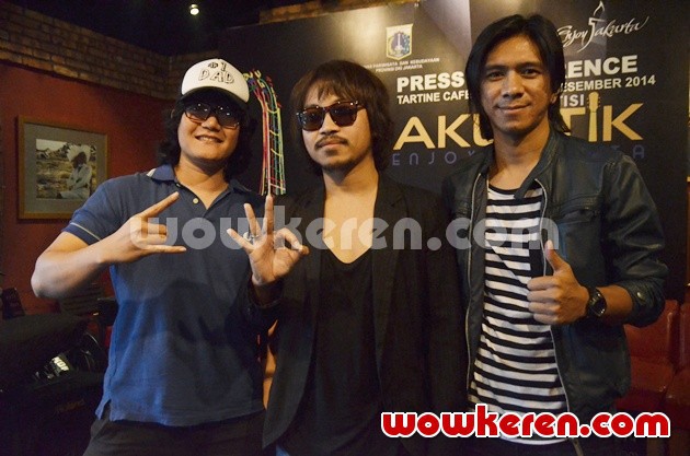 Gambar Foto J-Rocks Ditemui Saat Jumpa Pers Kompetisi Akustik Enjoy Jakarta