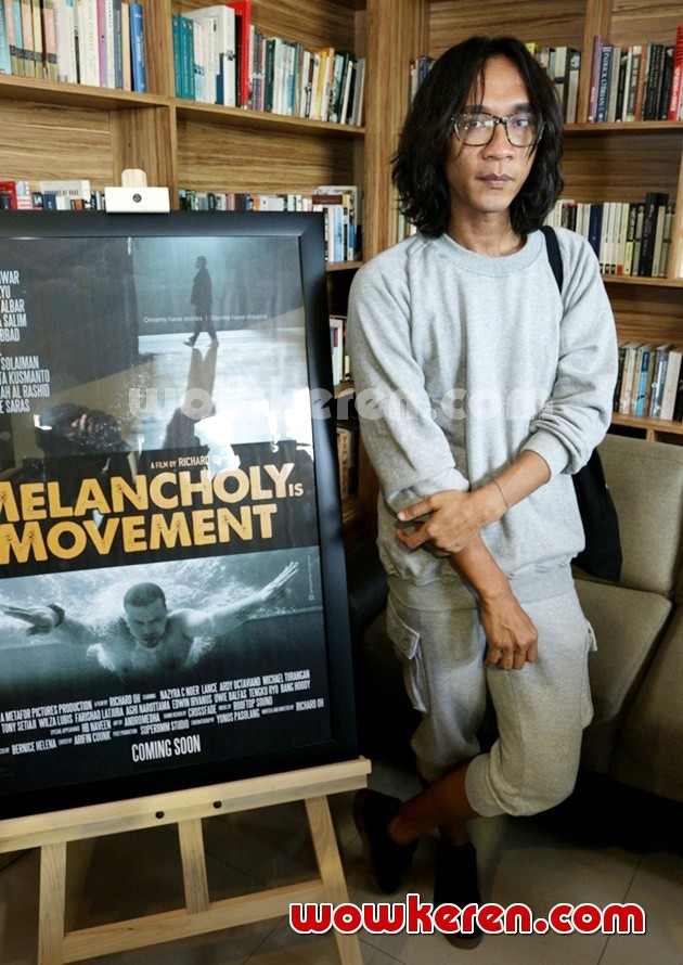 Gambar Foto Aming di Jumpa Pers Film 'Melancholy is A Movement'