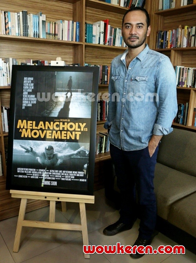 Gambar Foto Ario Bayu di Jumpa Pers Film 'Melancholy is A Movement'