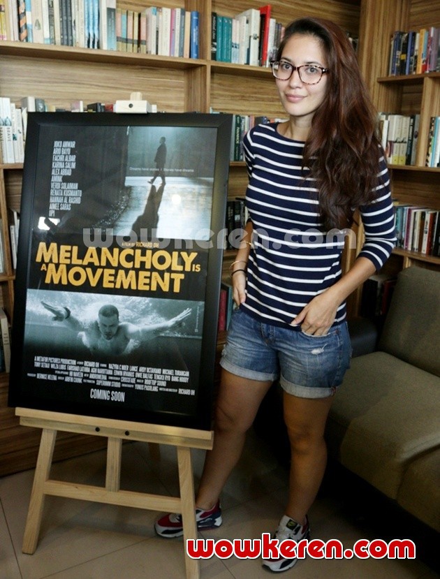 Gambar Foto Hannah Al Rasyid di Jumpa Pers Film 'Melancholy is A Movement'