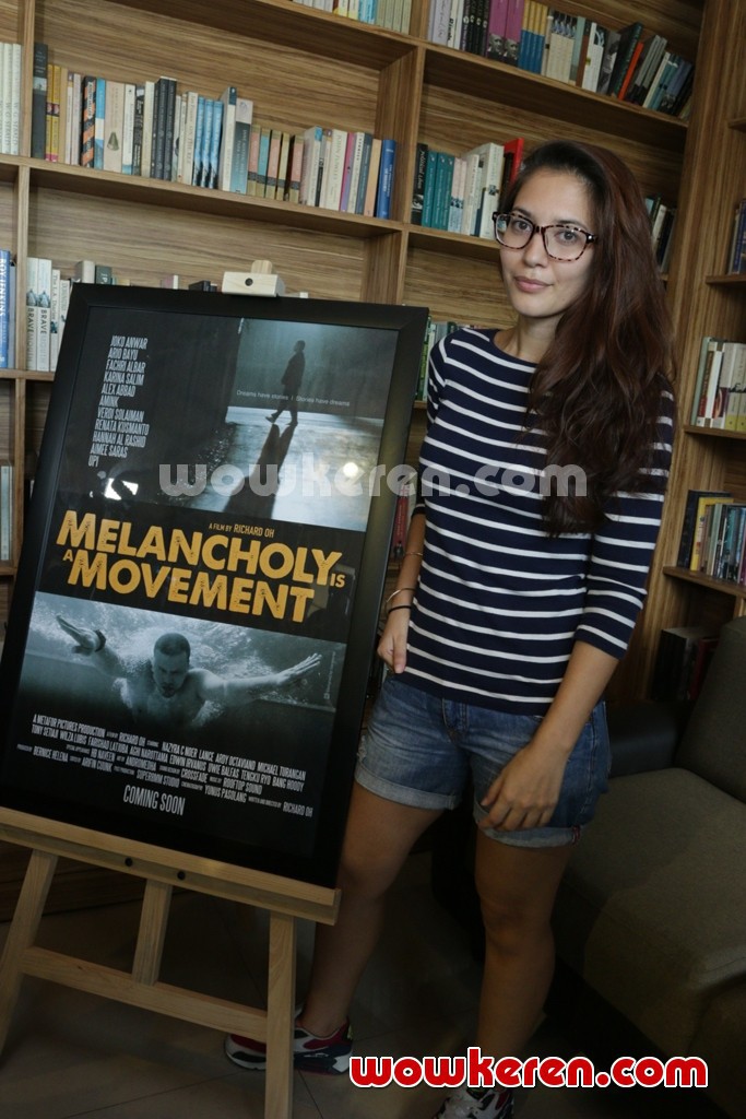 Gambar Foto Hannah Al Rasyid di Jumpa Pers Film 'Melancholy is A Movement'