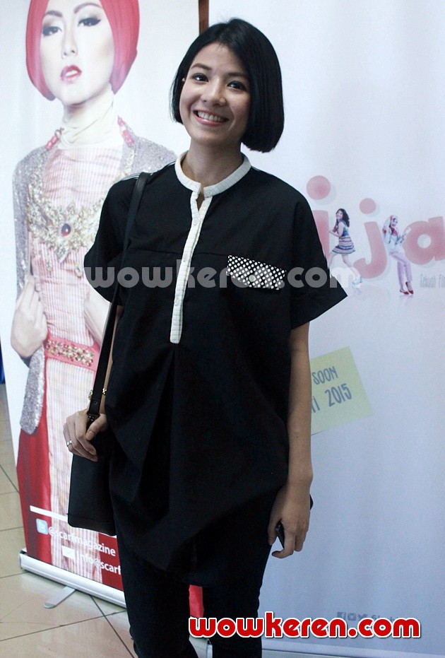 Gambar Foto Natasha Rizki Hadiri Promo dan Talkshow Film 'Hijab' di Universitas Al Azhar Indonesia