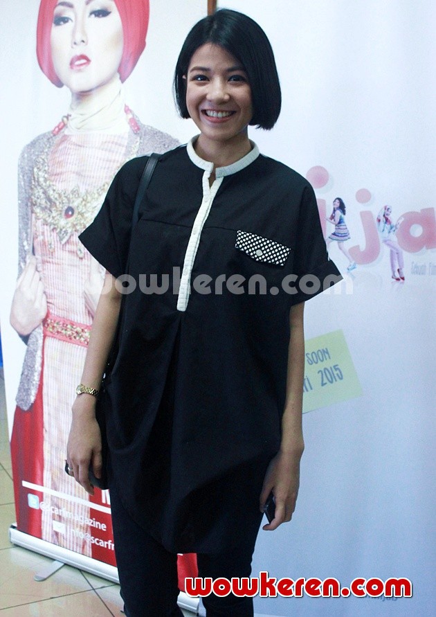 Gambar Foto Natasha Rizki Hadiri Promo dan Talkshow Film 'Hijab' di Universitas Al Azhar Indonesia