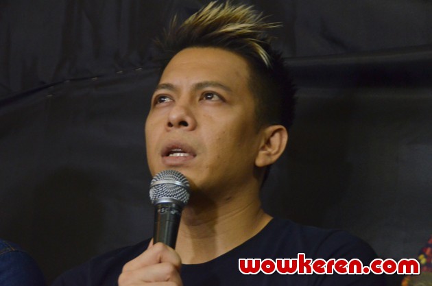 Gambar Foto Ariel NOAH Saat Jumpa Pers di Kantor Musica Studio's