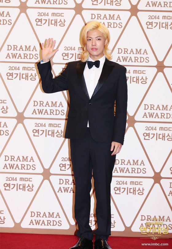 Gambar Foto Kangnam M.I.B di Red Carpet MBC Drama Awards 2014