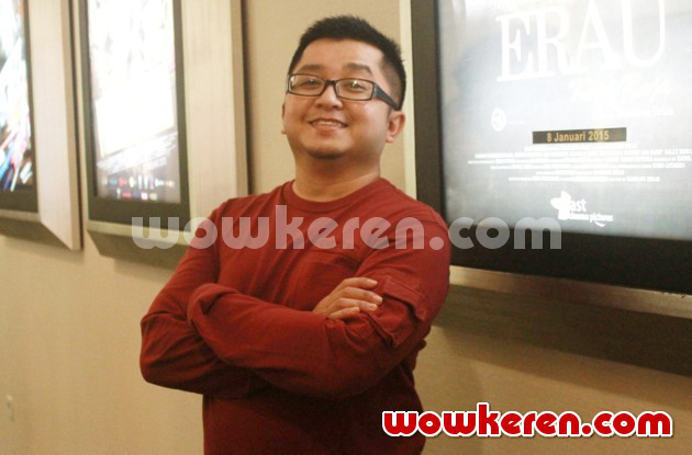 Gambar Foto Herichan di Jumpa Pers Film 'Erau Kota Raja'