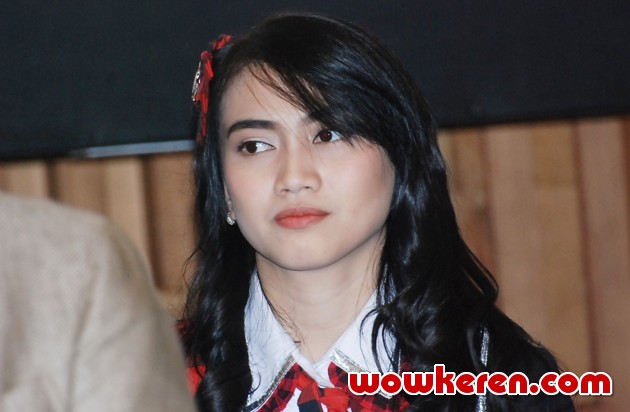 Gambar Foto Melody JKT48 di Jumpa Pers HUT Indosiar ke-20