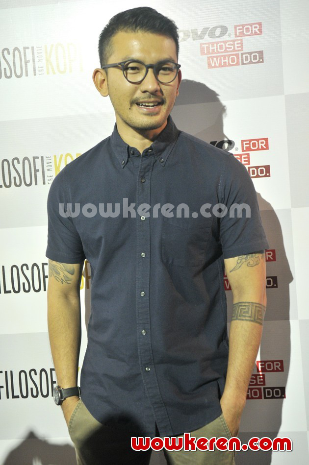 Gambar Foto Rio Dewanto di Jumpa Pers Film 'Filosofi Kopi'