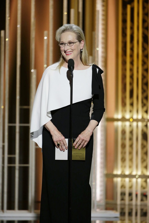 Foto Meryl Streep di Golden Globe Awards 2015