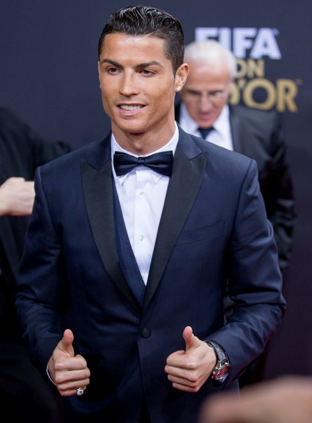 Gambar Foto Cristiano Ronaldo Hadir di FIFA Ballon d'Or 2014
