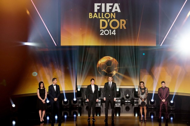 Gambar Foto Pemenang FIFA Ballon d'Or 2014 Berfoto Bersama