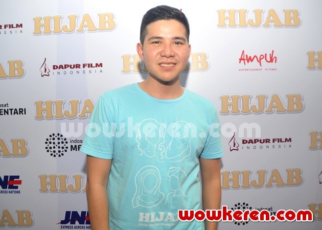 Gambar Foto Haykal Kamil di Gala Premier 'Hijab'