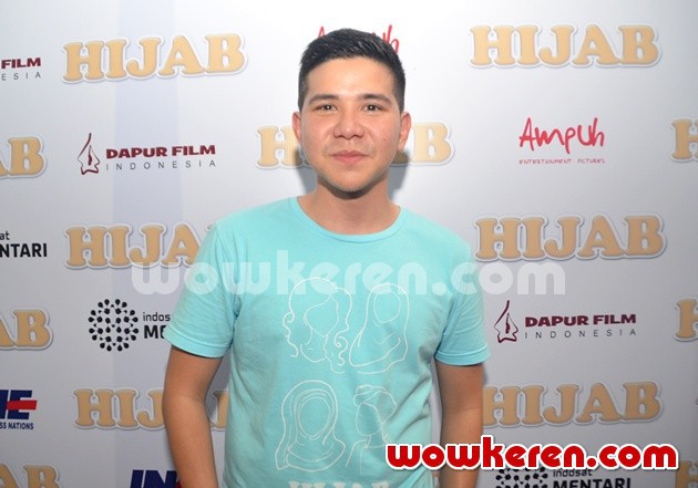Gambar Foto Haykal Kamil di Gala Premier 'Hijab'
