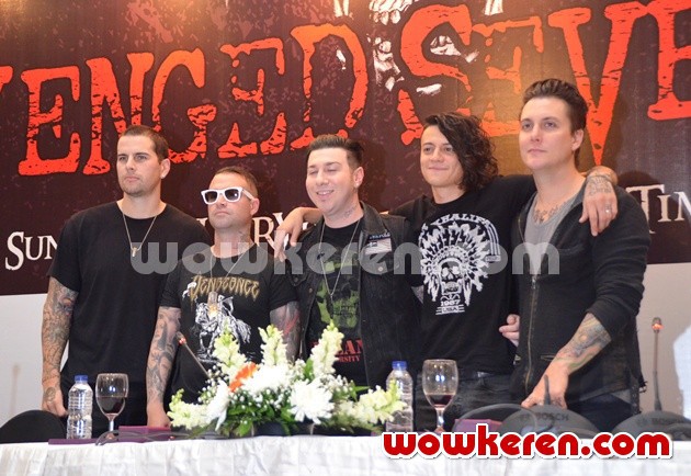 Gambar Foto Jumpa Pers Konser 'Avenged Sevenfold Tour Asia 2015'