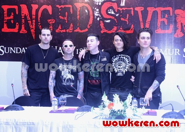 Gambar Foto Jumpa Pers Konser 'Avenged Sevenfold Tour Asia 2015'