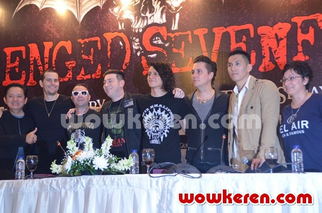 Gambar Foto Jumpa Pers Konser 'Avenged Sevenfold Tour Asia 2015'