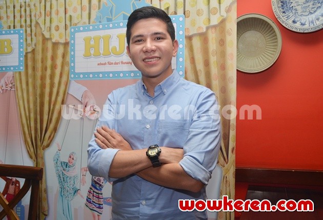 Gambar Foto Haykal Kamil Hadiri Konferensi Pers Film 'Hijab'