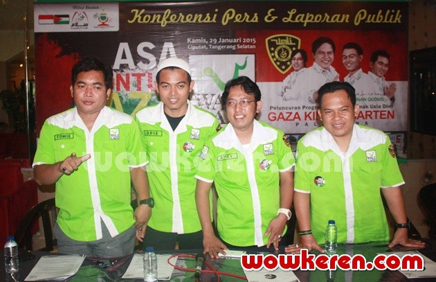 Gambar Foto Wali Gelar Jumpa Pers Terkait Penyaluran Donasi untuk Gaza-Palestina