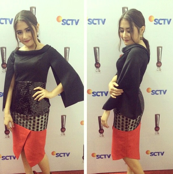 Gambar Foto Prilly Latuconsina di Red Carpet Infotainment Awards 2015