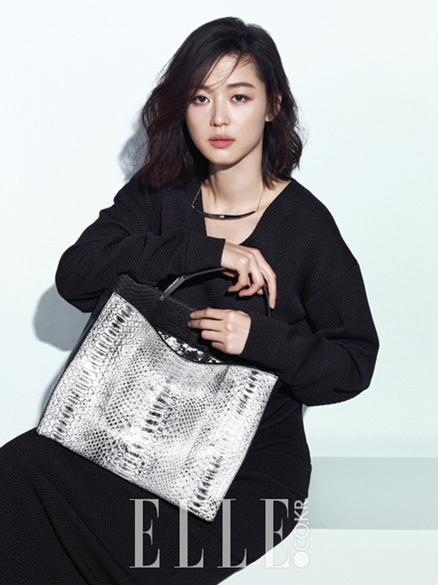 Foto Jun Ji Hyun di Majalah Elle Edisi Februari 2015