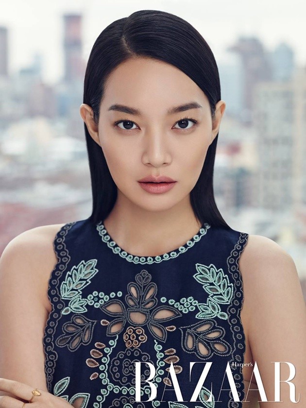 Gambar Foto Shin Min A di Majalah Harper's Bazaar Edisi Februari 2015