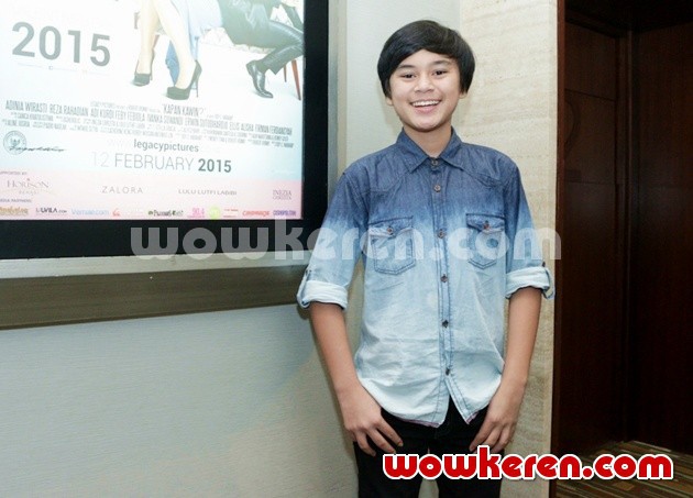 Gambar Foto Firman Ferdiansyah di Jumpa Pers dan Pemutaran Film 'Kapan Kawin?'