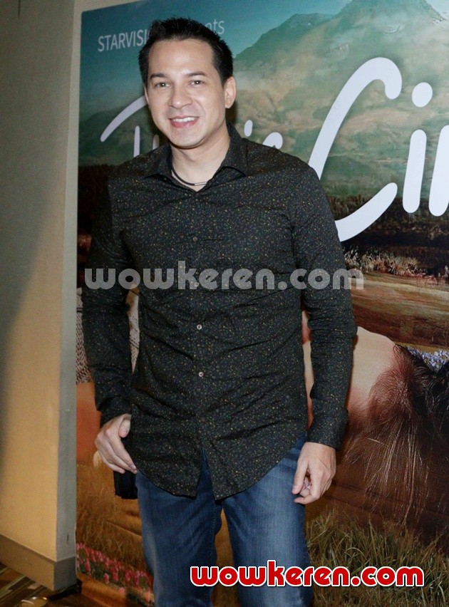 Gambar Foto Ari Wibowo di Press Screening Film 'This Is Cinta'