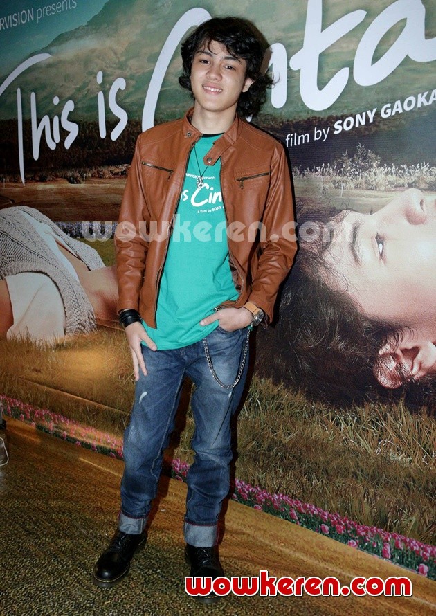 Gambar Foto Shawn Adrian Khulafa di Press Screening Film 'This Is Cinta'