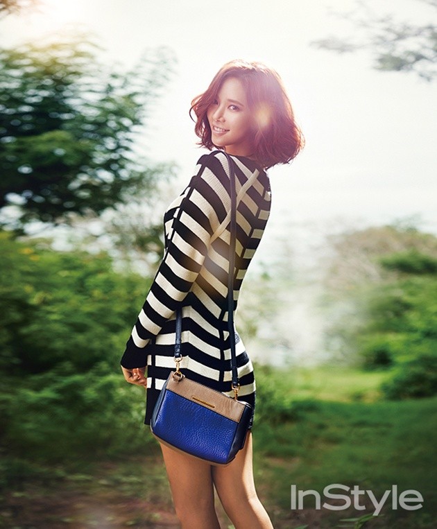 Gambar Foto Hwang Jung Eum di Majalah InStyle Edisi Januari 2014