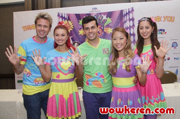 Gambar Foto Konferensi Pers Hi-5 'Star Hits'