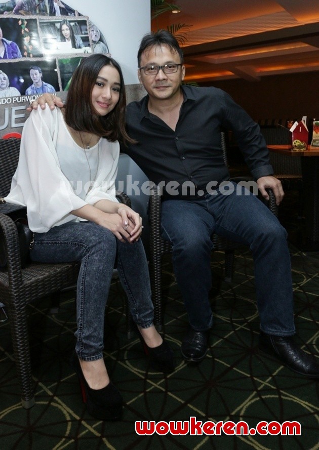 Gambar Foto Adzana dan Adi Bing Slamet Hadiri Premier Film 'Gue Bukan Poconggg'