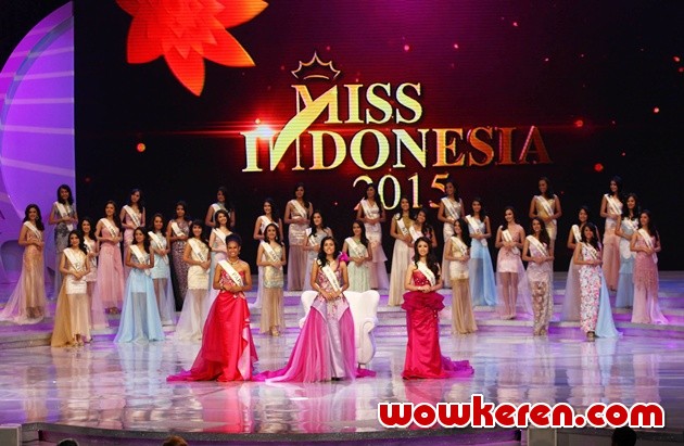Foto 3 Besar Miss Indonesia 2015
