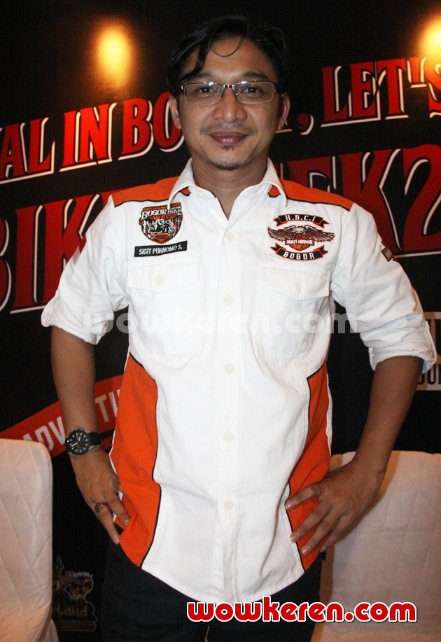 Gambar Foto Pasha Ungu di Jumpa Pers Bogor Bike Week 2015