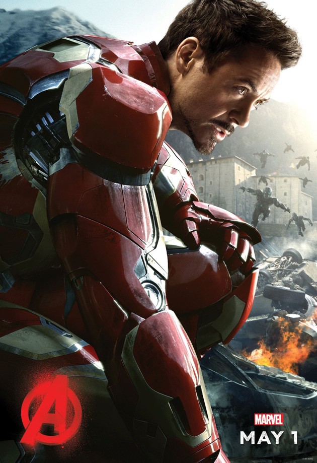 Gambar Foto Poster Karakter Iron Man di Film 'Avengers: Age of Ultron'