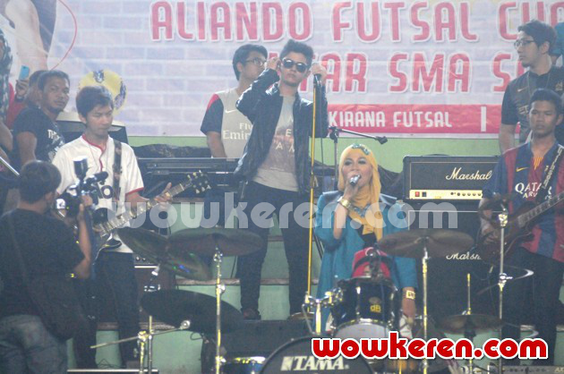 Gambar Foto Aliando Saat Tampil di Gor Bekasi, Jawa Barat
