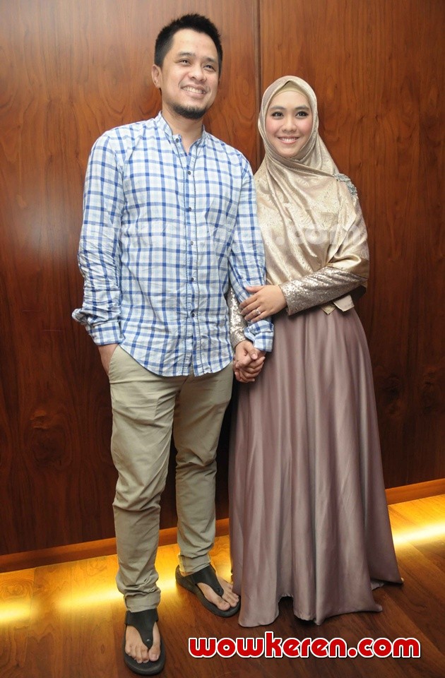 Gambar Foto Ory Vitrio dan Oki Setiana Dewi di Jumpa Pers Program Baru Trans TV